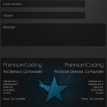 Starblaze Facebook Template Contact Form