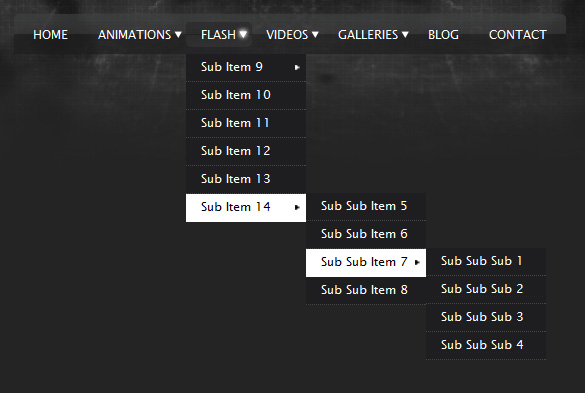 jQuery Lava Lamp Menu jQuery Lava Lamp Menu