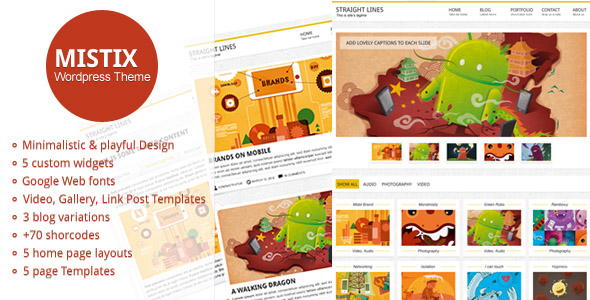 Mistix minimalistic wordpress theme Mistix minimalistic wordpress theme