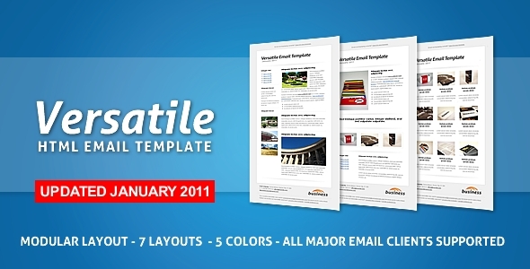 Versatile html template