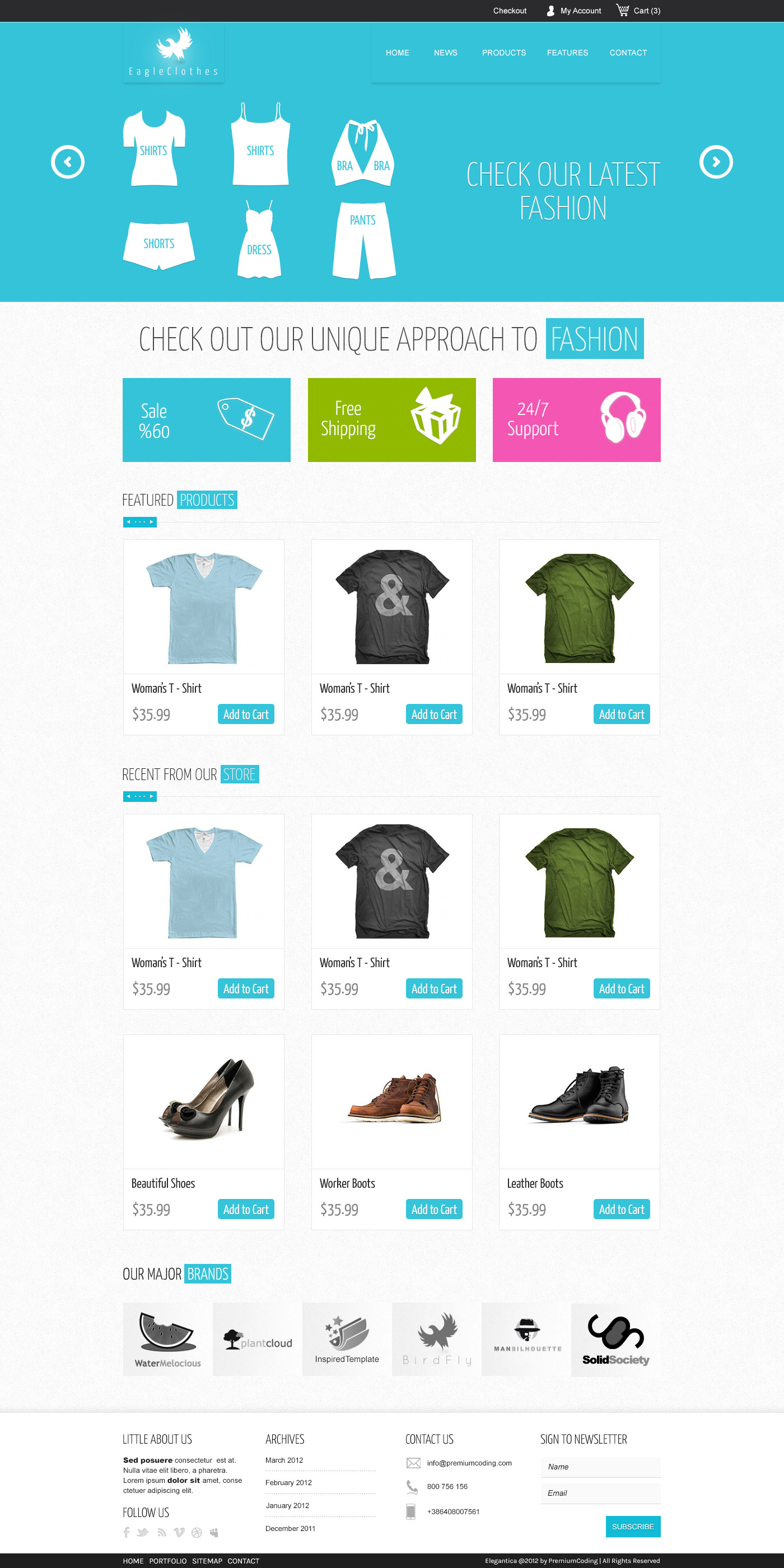 Ecommerce Design Template