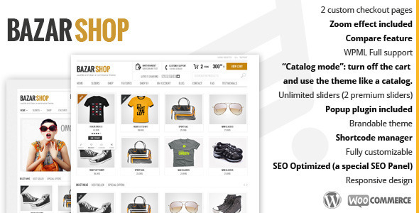 Bazar Shop - Multi-Purpose e-Commerce Theme