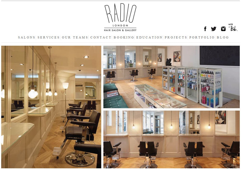 Hair Salon Website 01