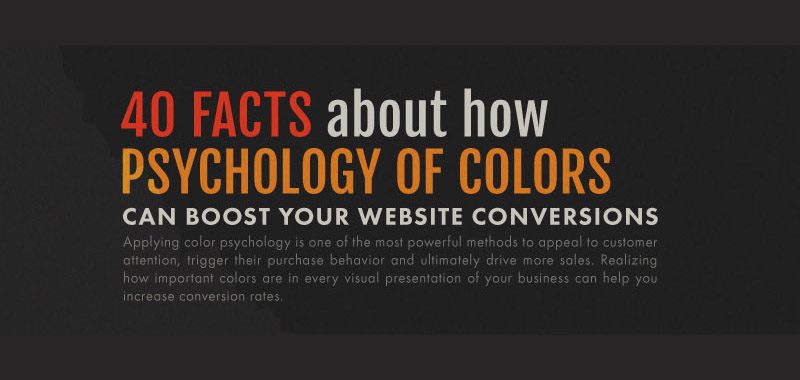 INFOGRAPHICS: Colour Psychology Is a Big Deal in Web Design