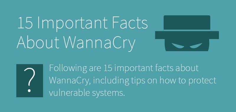 INFOGRAPHIC: 15 Important Facts about WannaCry RansomWare