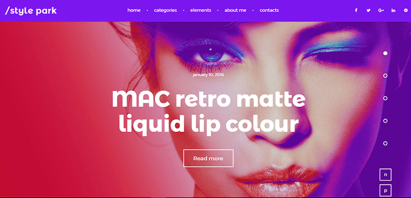 Retro WordPress Theme