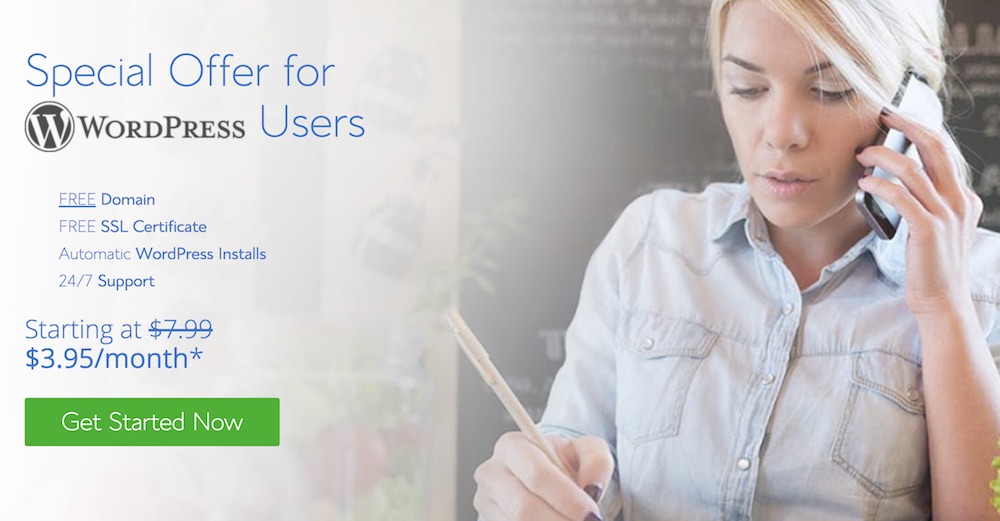 bluehost special deal