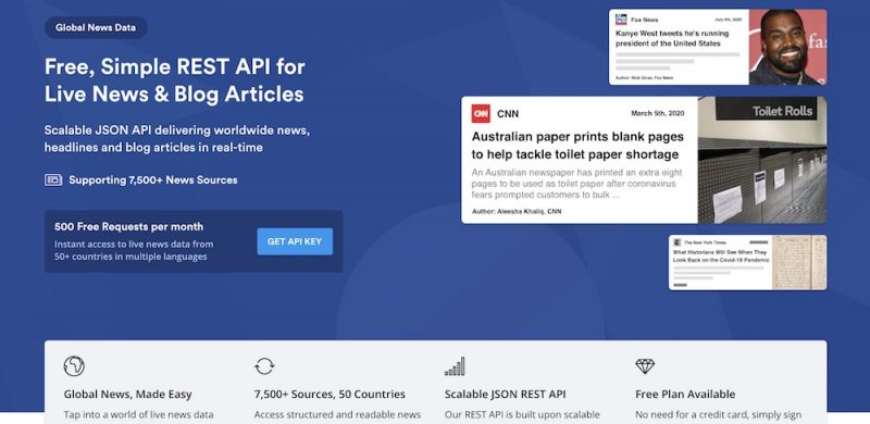 Mediastack Let’s You Collect Live News & Articles